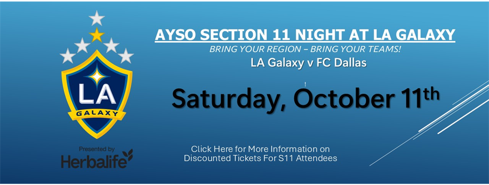 Section 11 Night at LA Galaxy
